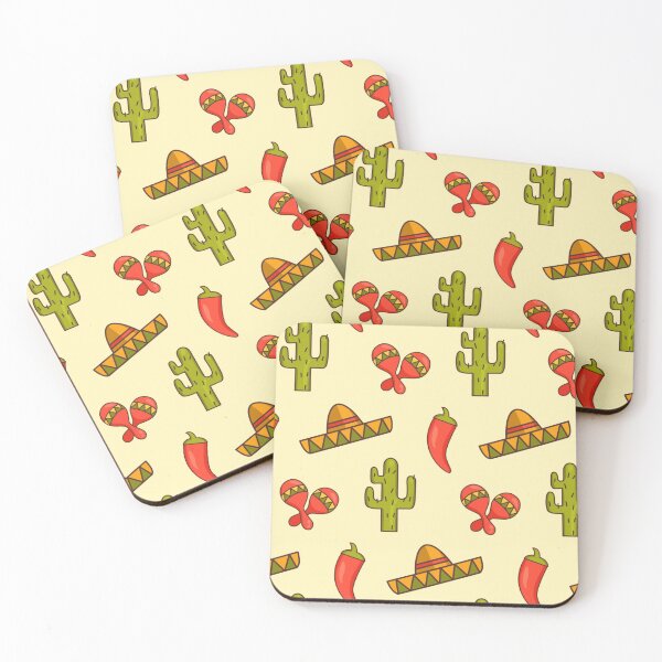 Item preview, Mexico mexican elements pattern designed and sold by DerSenat.