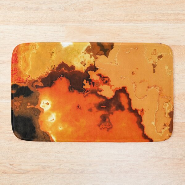 Item preview, Abstract Marbled warm orange, brown and golden tones designed and sold by Digibee.