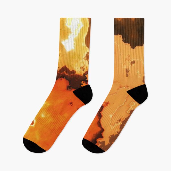 Item preview, Abstract Marbled warm orange, brown and golden tones designed and sold by Digibee.