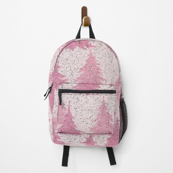 Item preview, Vintage Pink Christmas Tree Forest Abstract designed and sold by JimNEmDesigns.