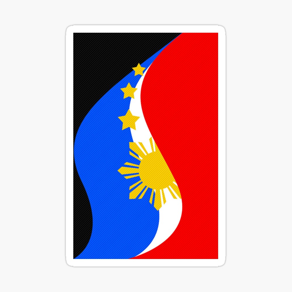 3 and a Sun the Philippine Flag color ( Red, Blue, Yellow )" Poster for Sale by findsbyjune374 | Redbubble