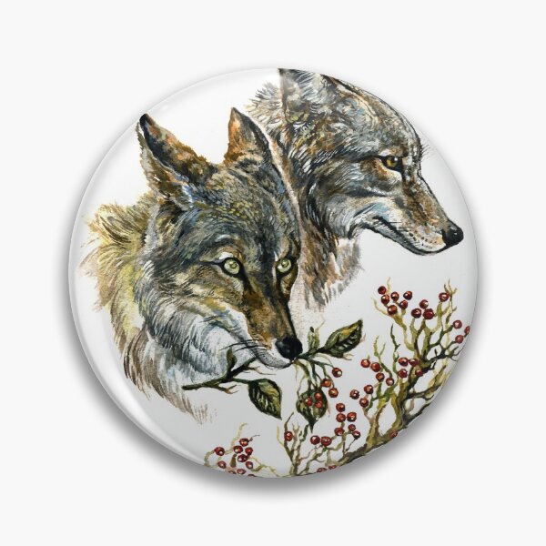 Item preview, Golden jackal with whitehorn designed and sold by Carolwellart.