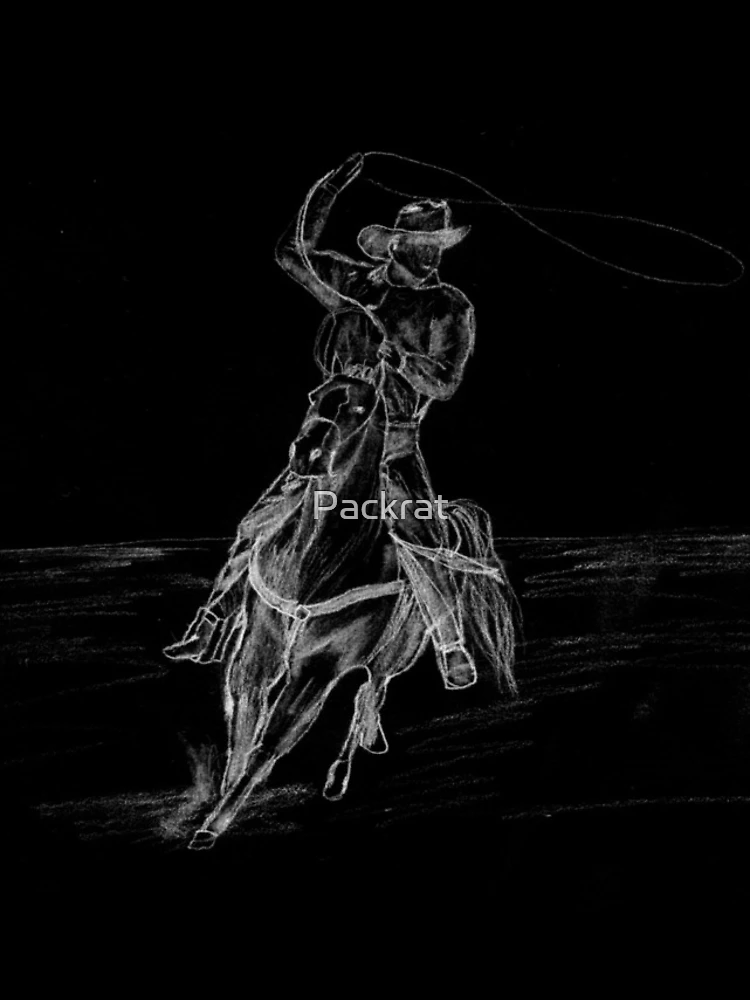 Thumbnail 4 of 4, iPhone Case, Cowboy Roping designed and sold by Packrat.