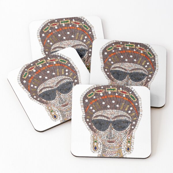 Item preview, Empress Theodora incognito mosaic  designed and sold by hmmosaics.