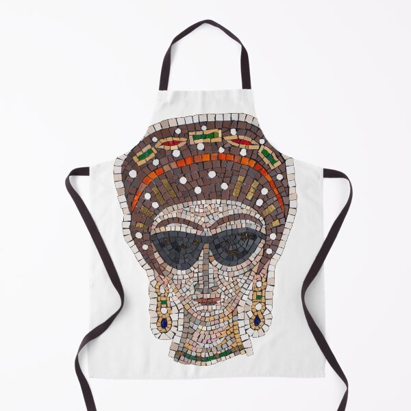 Item preview, Empress Theodora incognito mosaic designed and sold by hmmosaics.
