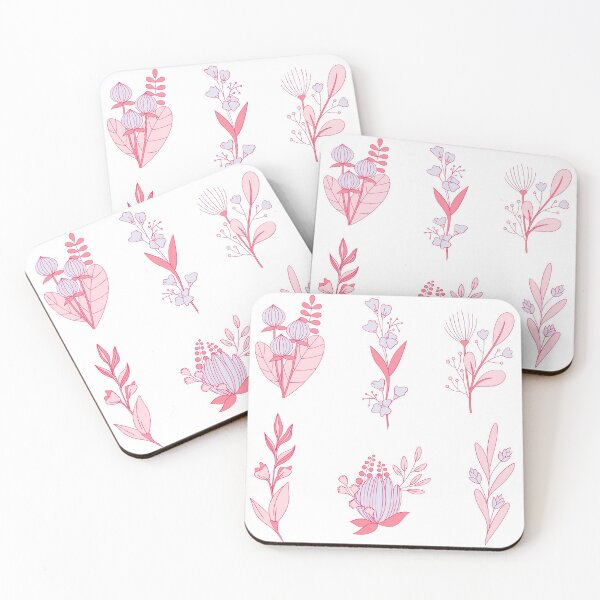 Item preview, Neon Pastel Minimalist Flowers - sticker pack designed and sold by Clickforyous.
