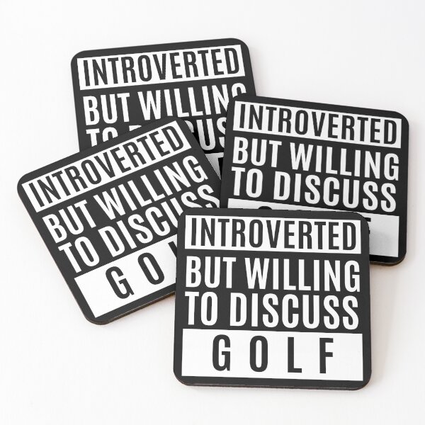 Item preview, Introverted But Willing To Discuss Golf designed and sold by m95sim.