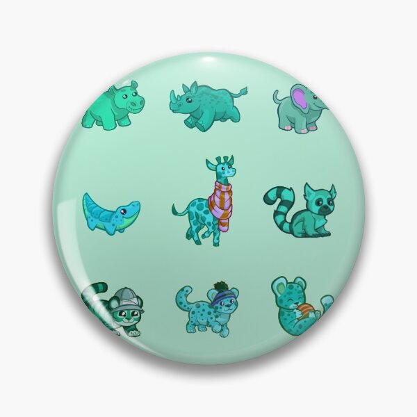 Item preview, Turquoise Zoo Animals Variety Pack designed and sold by everything4eva.