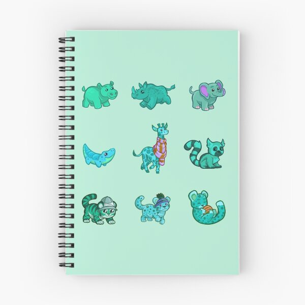 Item preview, Turquoise Zoo Animals Variety Pack designed and sold by everything4eva.