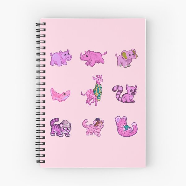 Item preview, Hot Pink Mixed Zoo Animals Variety Pack designed and sold by everything4eva.