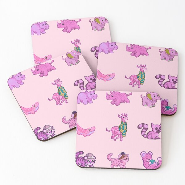 Item preview, Hot Pink Mixed Zoo Animals Variety Pack designed and sold by everything4eva.