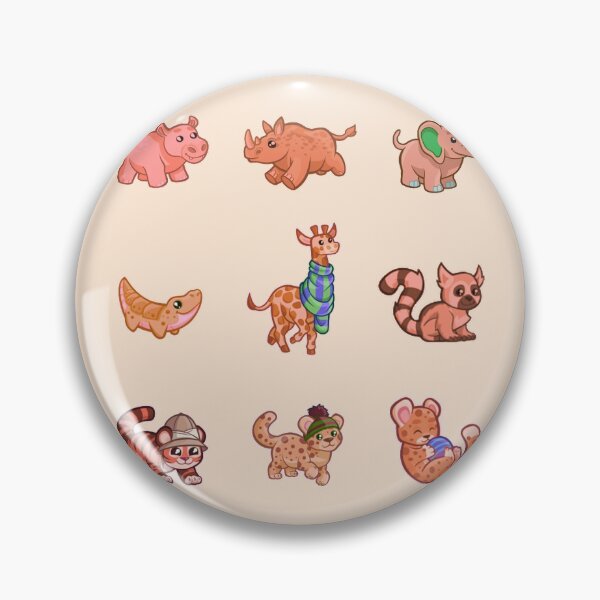 Item preview, Orange Mixed Zoo Animals Variety Pack designed and sold by everything4eva.