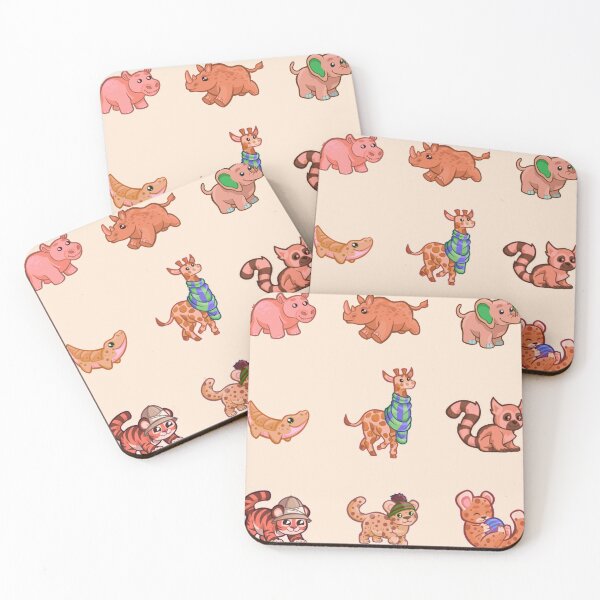 Item preview, Orange Mixed Zoo Animals Variety Pack designed and sold by everything4eva.