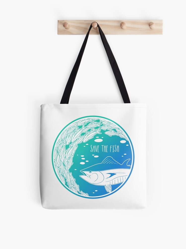 Save the Bluefin Tuna from Over Fishing Tote Bag for Sale by