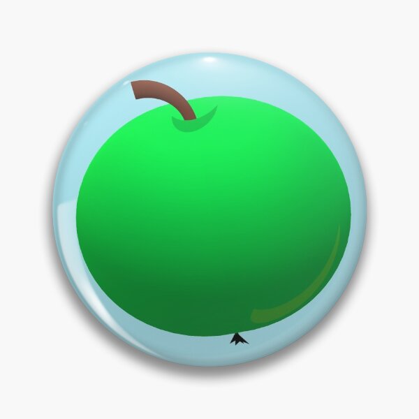 Item preview,   green apple blue background designed and sold by miaterinka.
