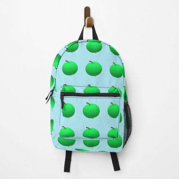 Item preview, green apple blue background designed and sold by miaterinka.