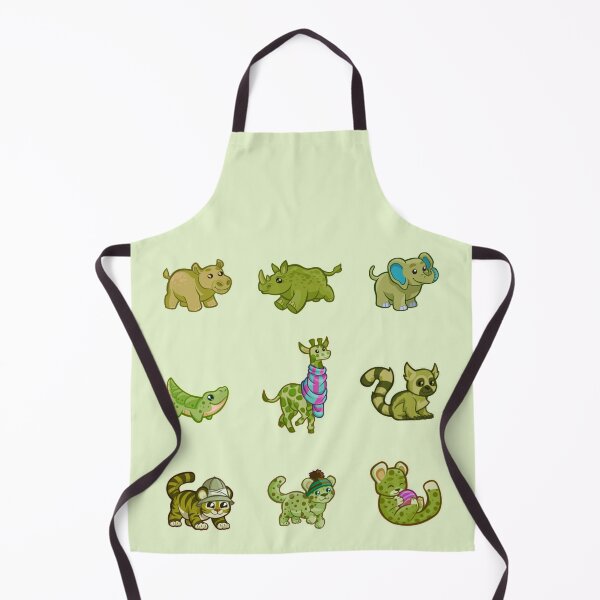 Item preview, Lime Green Mixed Zoo Animals Variety Pack designed and sold by everything4eva.