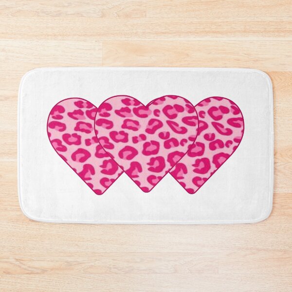 Item preview, pink cheetah print 3 layered heart designed and sold by stickersbyro ☆.