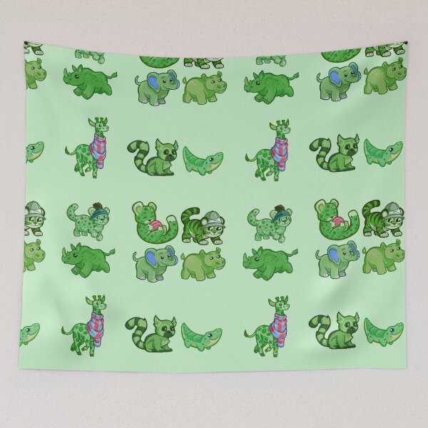Item preview, Green Mixed Zoo Animals Variety Pack designed and sold by everything4eva.