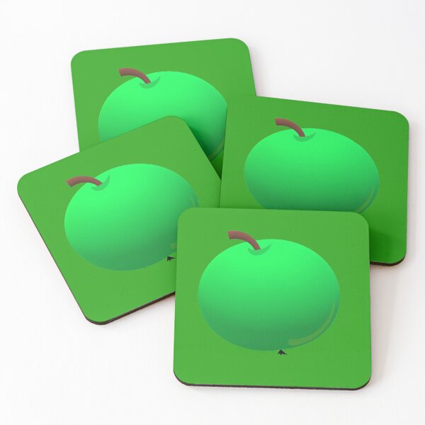 Item preview,  green apple green background designed and sold by miaterinka.