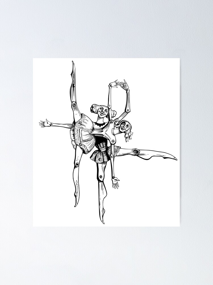 "mechanical dancers" Poster for Sale by MaesterAemon Redbubble