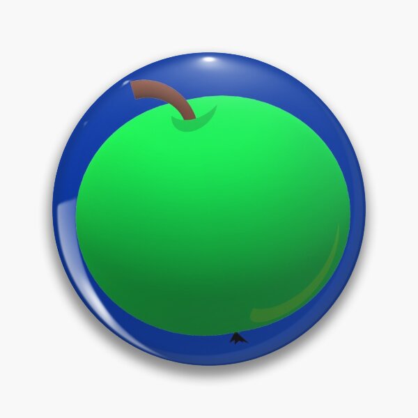 Item preview, green apples blue background designed and sold by miaterinka.