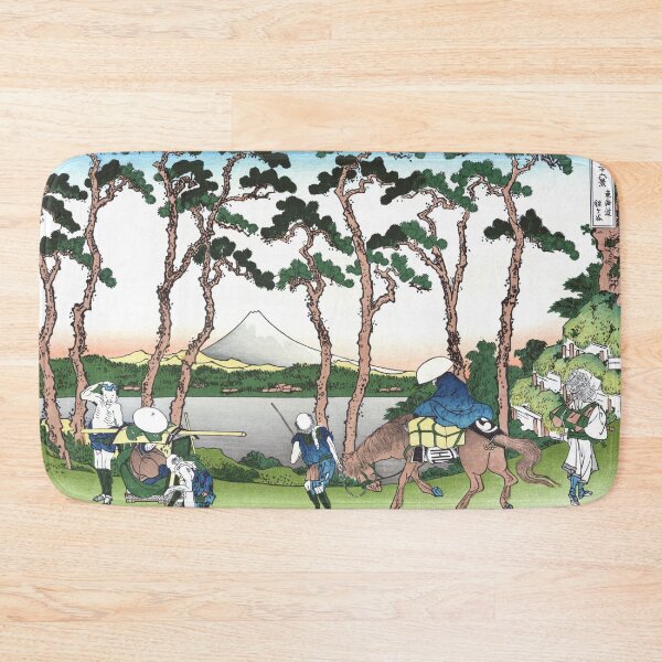 Item preview, Hodogaya on the Tokaido Highway by Katsushika Hokusai designed and sold by Takeda-art.
