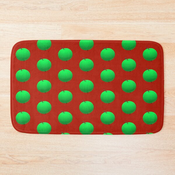 Item preview,  green apples red background designed and sold by miaterinka.