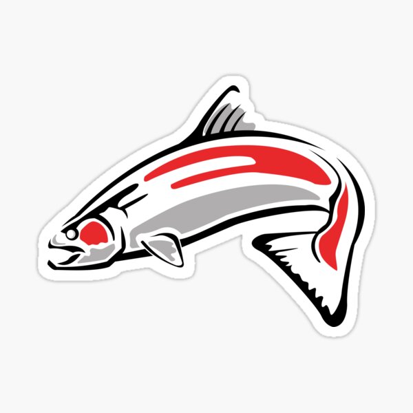 Chinook Salmon - Updated - NootkaSound.com Sticker