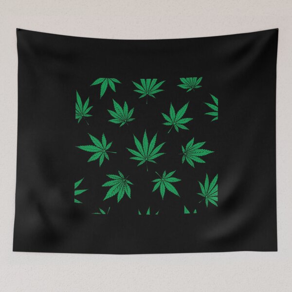 Item preview, Marijuana leaves pattern Marijuana designed and sold by Nikkidesaeger.