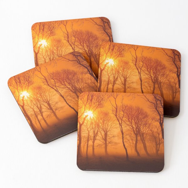 Item preview, Morning sunrise glow through the forrest designed and sold by GeoffBeattie.