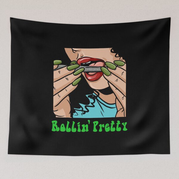 Item preview, Rollin' Pretty (Beautiful Woman Licking Joint designed and sold by Nikkidesaeger.