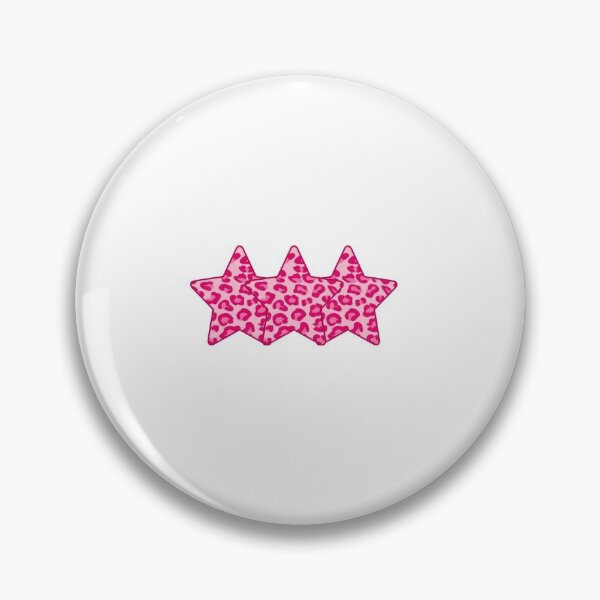 Item preview, pink cheetah print 3 layered star designed and sold by stickersbyro ☆.