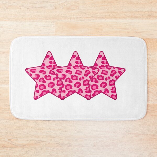 Item preview, pink cheetah print 3 layered star designed and sold by stickersbyro ☆.