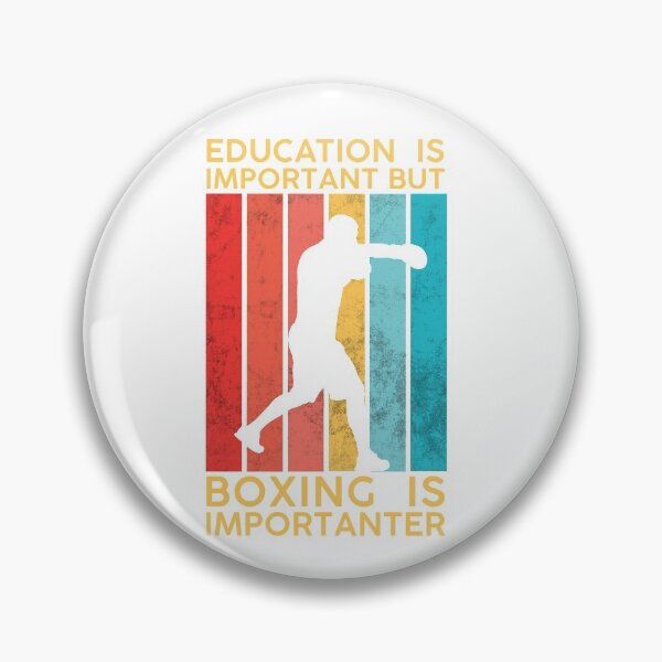Item preview, Education Is Important But Boxing Is Importanter White designed and sold by DeeXdesigns.