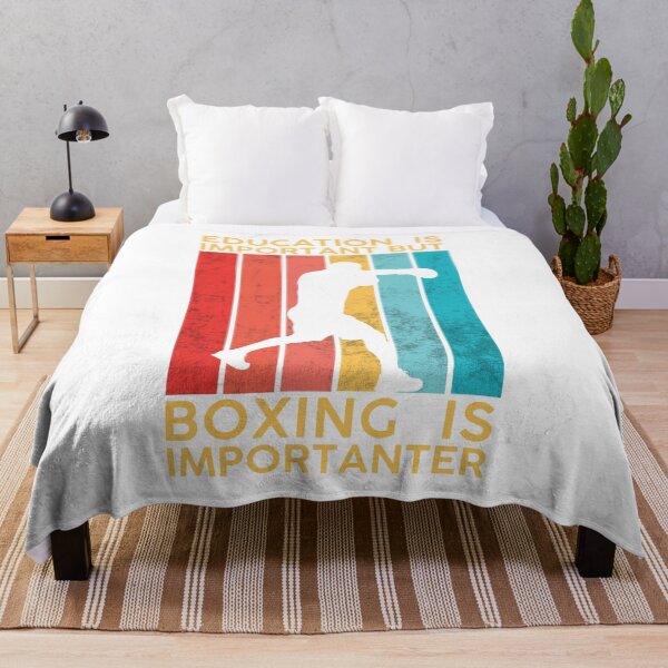 Item preview, Education Is Important But Boxing Is Importanter White designed and sold by DeeXdesigns.