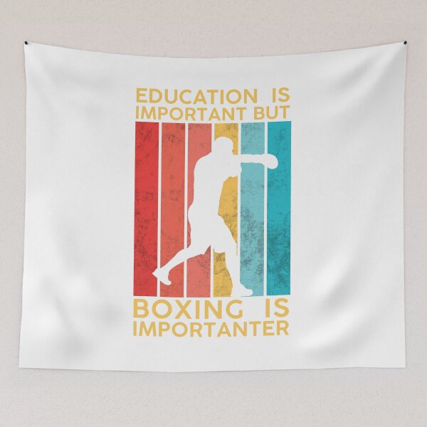 Item preview, Education Is Important But Boxing Is Importanter White designed and sold by DeeXdesigns.