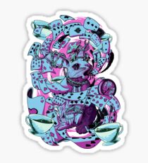 The white rabbit Sticker
