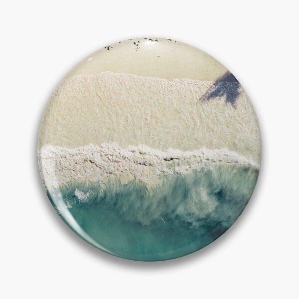 Item preview, White Sand Beach Calm Ocean Waves Silhouette Palm Trees designed and sold by henrymencia.