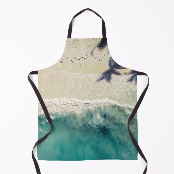 Item preview, White Sand Beach Calm Ocean Waves Silhouette Palm Trees designed and sold by henrymencia.