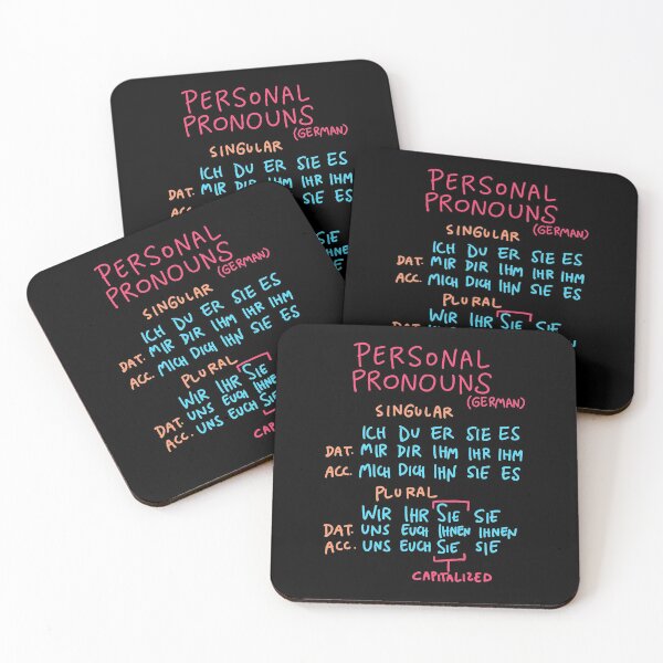 Item preview, German Grammar (Pronouns) designed and sold by isstgeschichte.