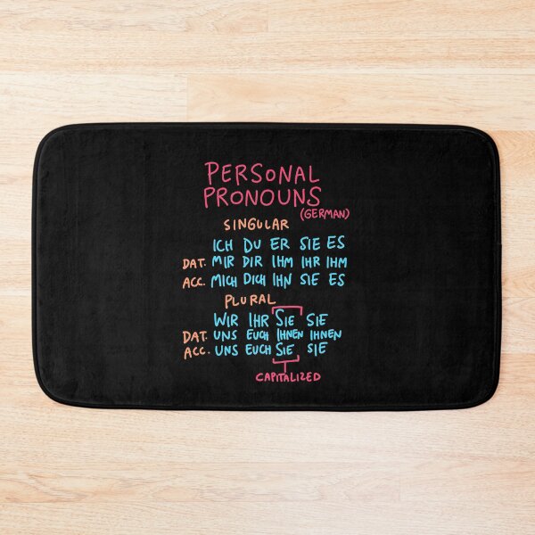Item preview, German Grammar (Pronouns) designed and sold by isstgeschichte.