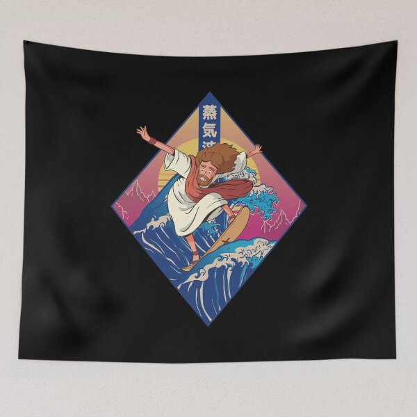 Item preview, Jesus Surfing The Great Wave designed and sold by artado.