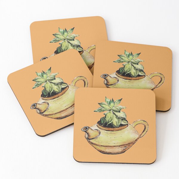 Item preview, Succulent Plant in Teapot designed and sold by PhDancersTeapot.