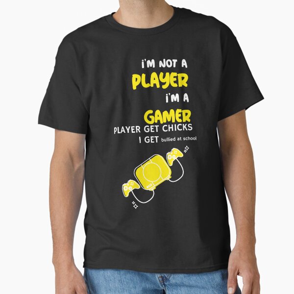 Item preview, I'm Not a Player I'm a Gamer - Oddly Specific T-Shirts designed and sold by SocialStreet.
