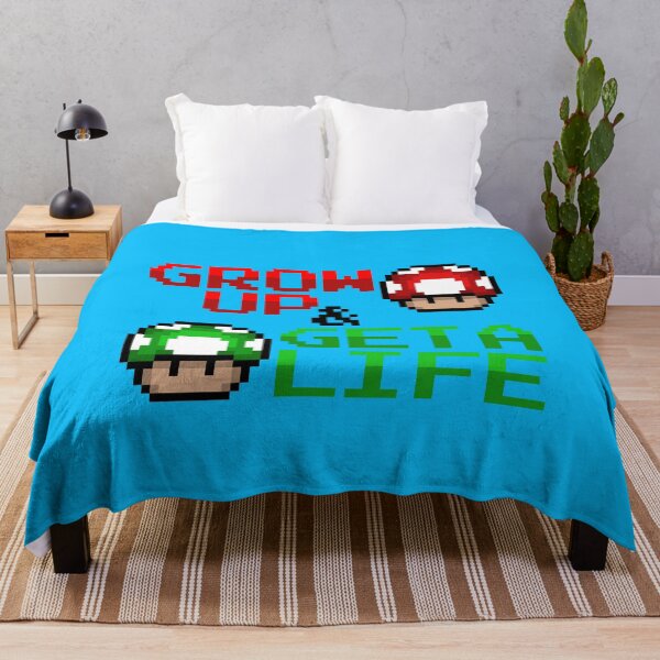 Item preview, grow up and get a life mushrooms -pixel designed and sold by Ric Gilar.