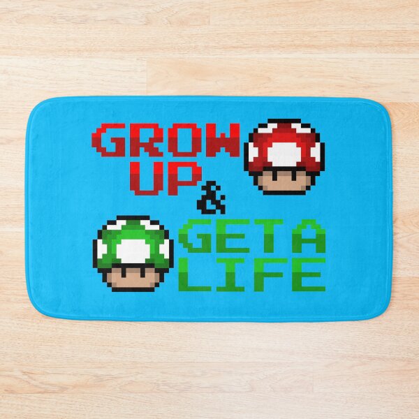 Item preview, grow up and get a life mushrooms -pixel designed and sold by Ric Gilar.