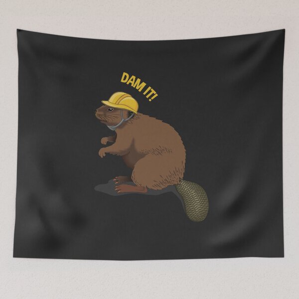Item preview, Dam It Funny Beaver designed and sold by artado.
