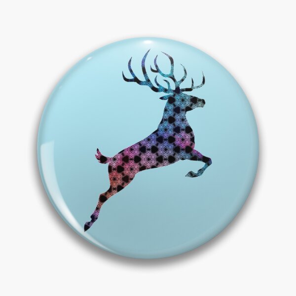 Item preview, Multicoloured Leaping Reindeer designed and sold by Forevercreative.