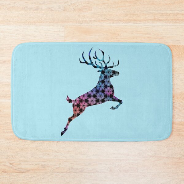 Item preview, Multicoloured Leaping Reindeer designed and sold by Forevercreative.